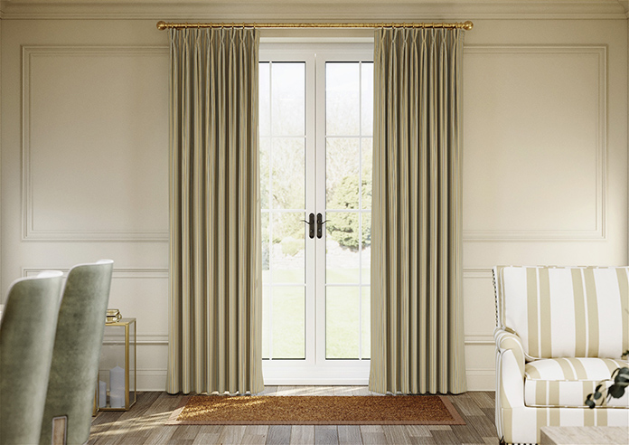 The British Stripe Co. Mary, Derwent No.1 - Made to Measure Curtains - Image 3
